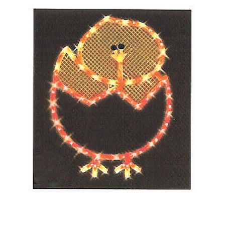 Impact Innovations IG Design Egg Chick Silhouette Window Decor Metal/Plastic 1 each 39546D